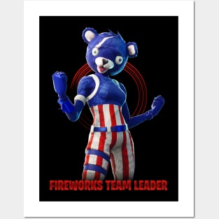 Fireworks Team Leader Posters and Art